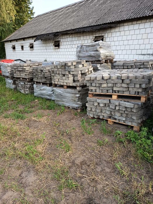 Kostka brukowa używana gruba