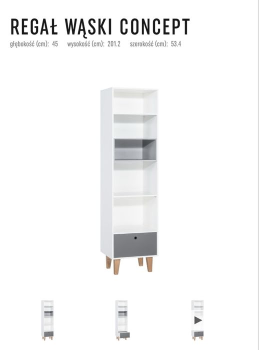 Regał wysoki marki VOX