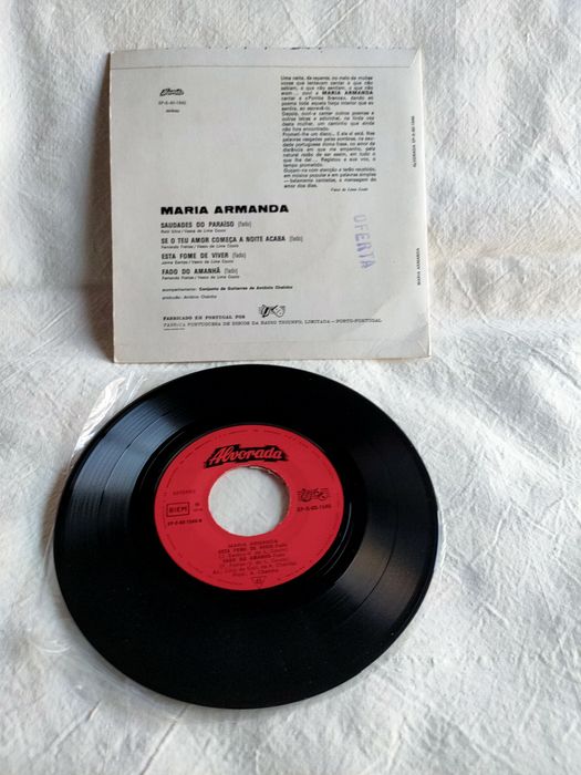 Disco Vinil - Single Maria Armanda