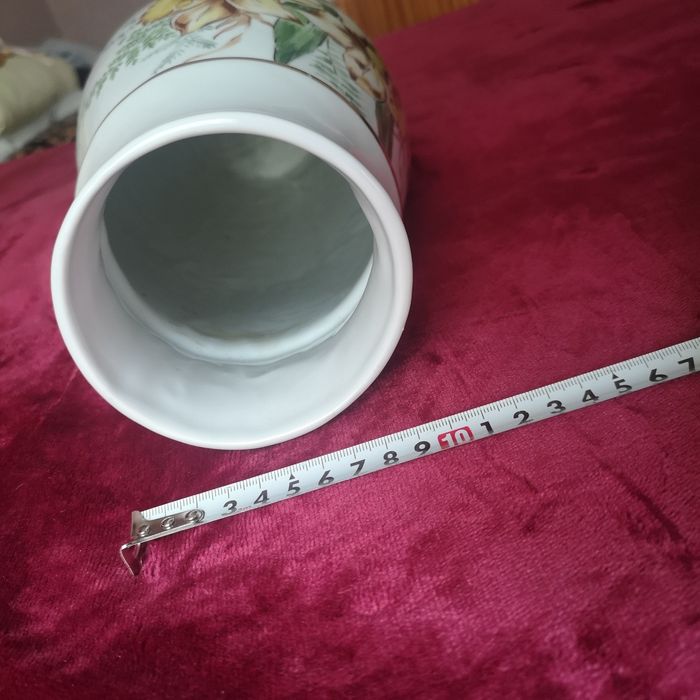 Wazon z Fabryki Porcelany  Książ ręcznie 36 cm