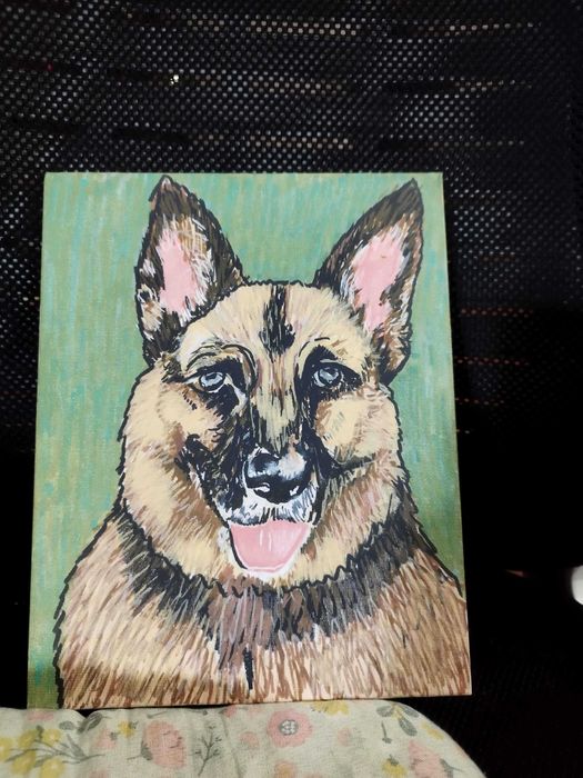 Retratos de Animais / Pets Personalizados (Pintura à Mão)