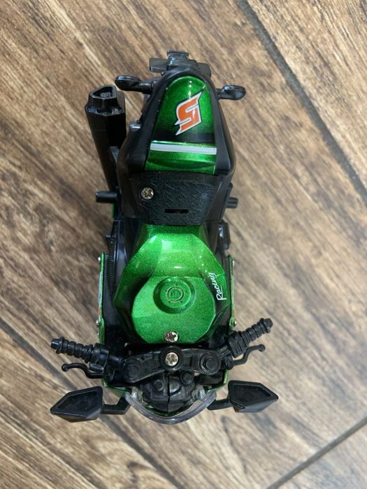 Коллекционный 1:16 спортивный инерционный мотоцикл свет звук