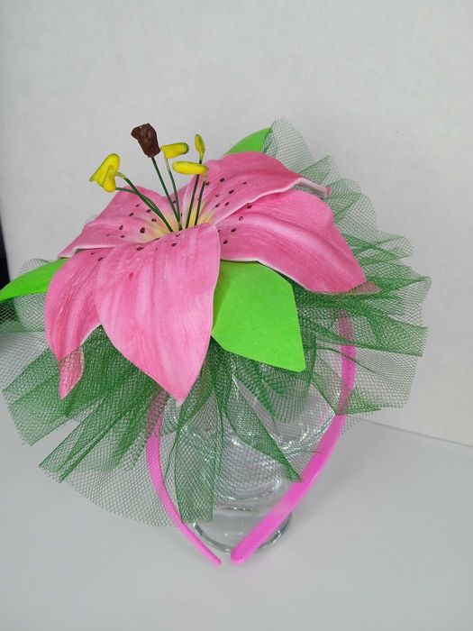 Обруч тюльпан,ромашка,лілія