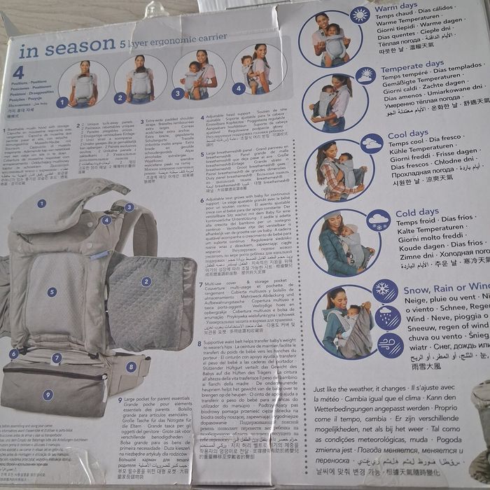 Nosidlo idla dziecka Infantino 4 pory roku