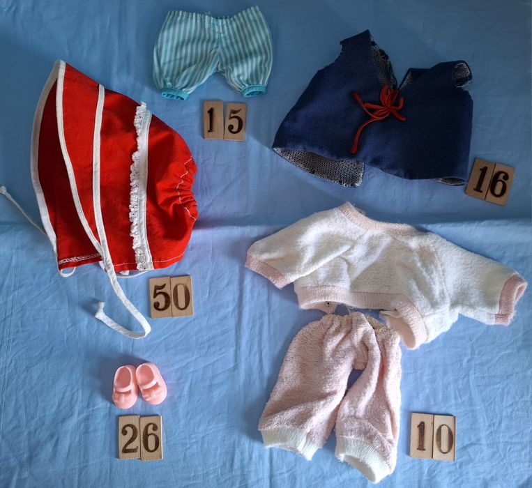 Одежда для кукол СССР, ГДР: платье, обувь, пальто, куртка, юбка