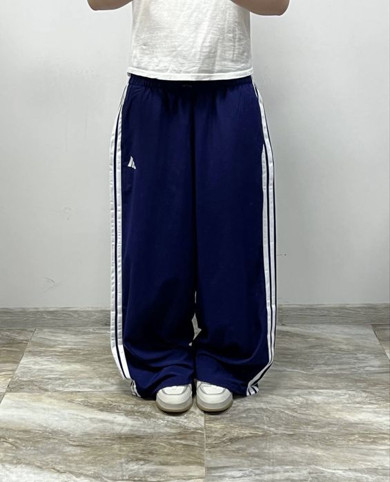 Нові широкі штани Adidas Trackpants baggy парашути на утяжках rap широкие штаны бегги Y-3