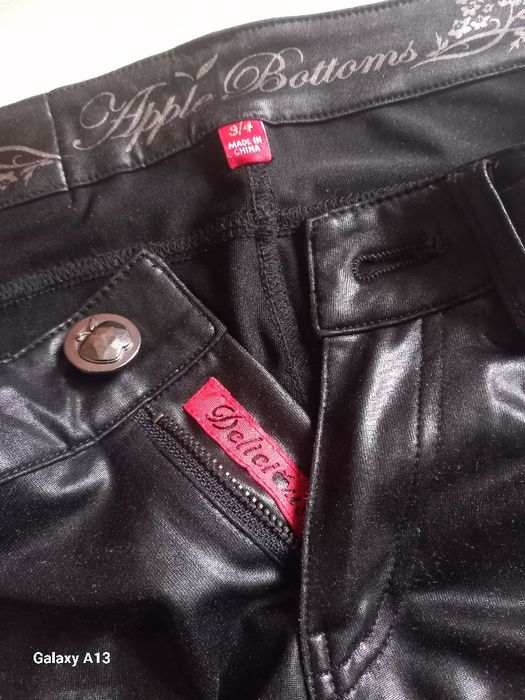 Apple bottoms spodnie woskowane s vintage