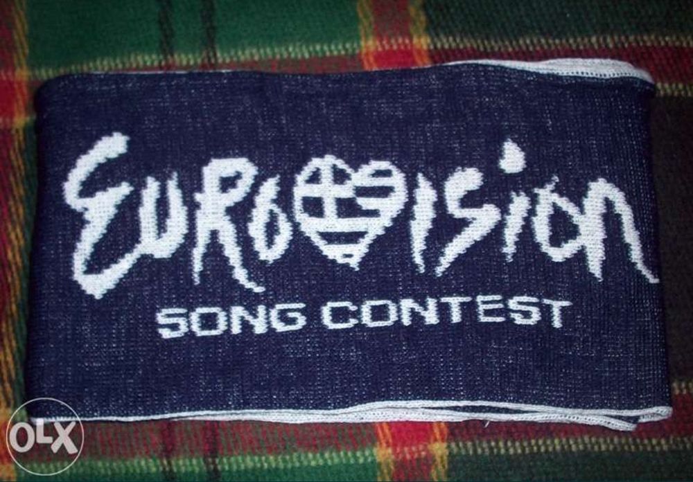 Зимний шарф с «Eurovision» от певца Sakis Rouvas (производство Греция)
