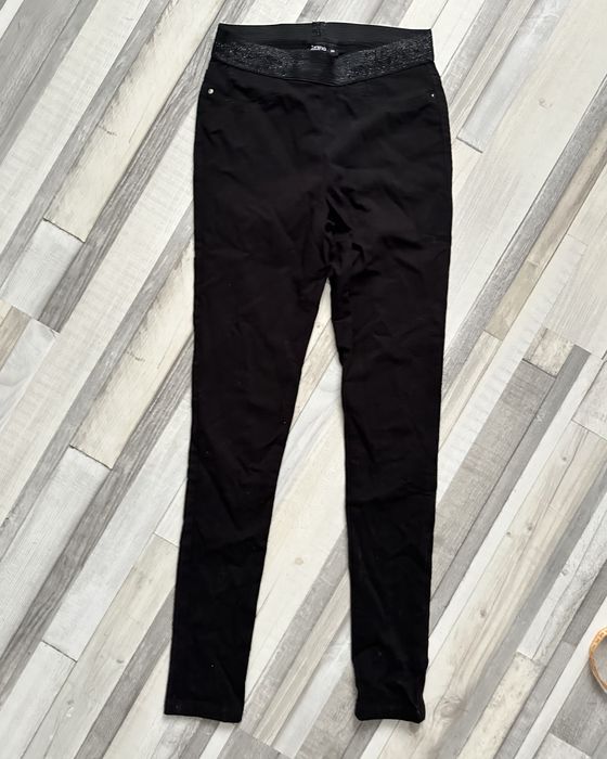 Джегінси чорні лосіни джинсові з резинкою джинси