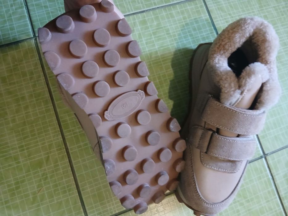 Ботинки зимові .Шкіра.Замш.