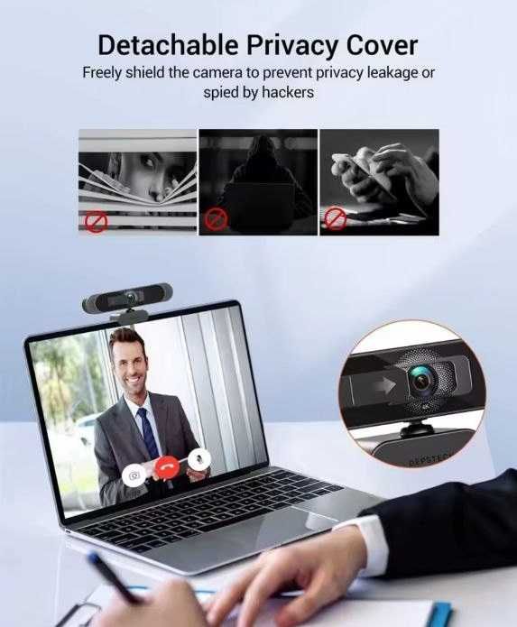 Веб камера DEPSTECH с микрофоном 4K DW49