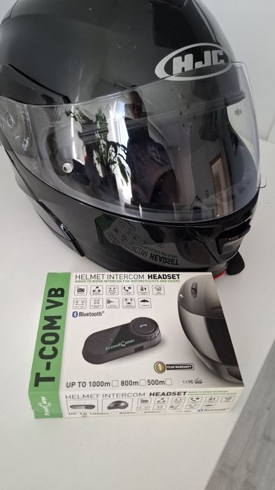 KASK Motocyklowy HJC IS-MAX II rozm. XS - 53-54 z intercomem jak NOWY POLECAM