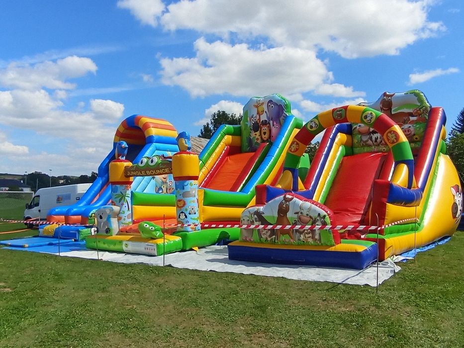 Dmuchańiec, dmuchaniec, zjeżdżalnie