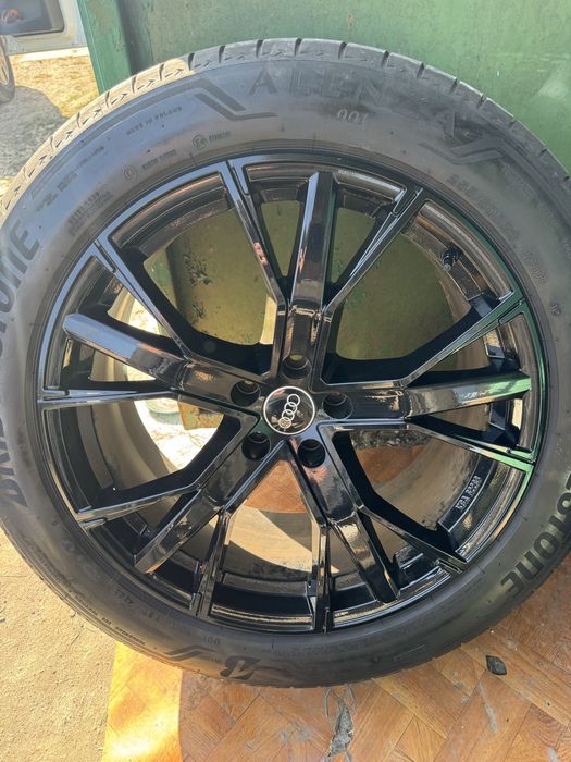 Диски Audi R20 E-tron, Q7, A6, Q5 з літніми шинами Bridgestone 255/50