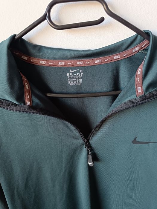Nike Dri-FIT longsleeve treningowy zielony M/L – nowy bez metki