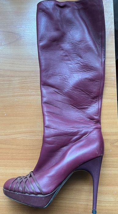 Сапоги Dior Burgundy