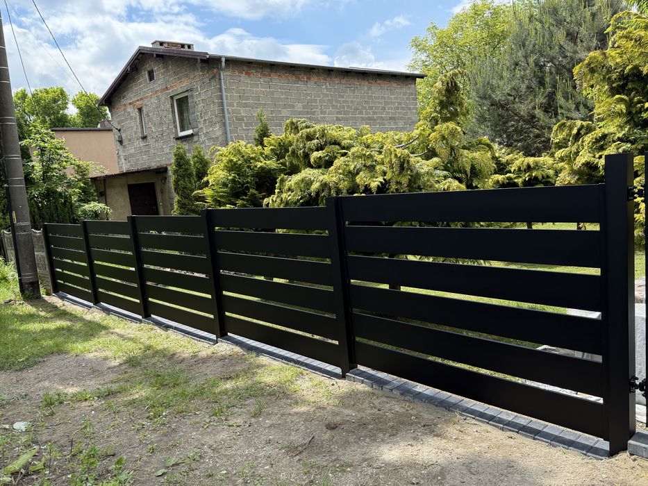 Ogrodzenia panelowe i aluminiowe