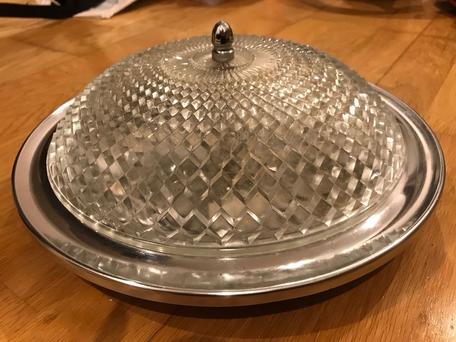 Candeeiro teto com vidro