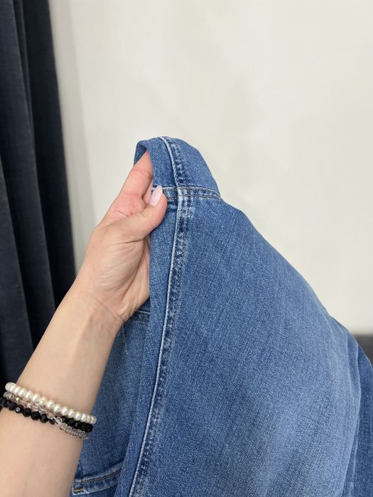 18 розмір джинси мом укорочені mom висока посадка тягнуться