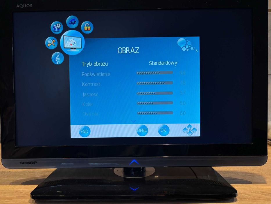 Telewizor Sharp 24” AQUOS LC-24LE220E – sprawny