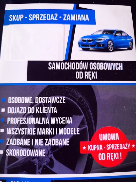 Kupię samochód od osoby prywatnej dobrze płacimy konkurencyjne ceny