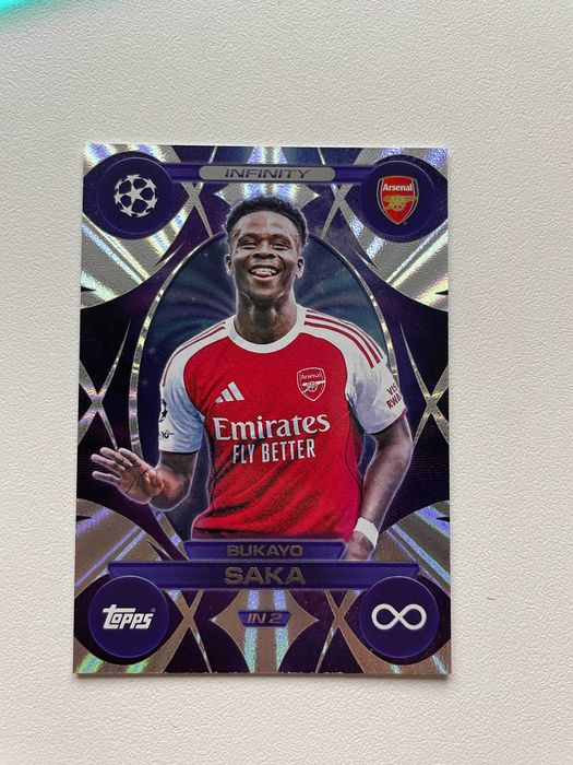 Bukayo Saka - Arsenal - Infinity Topps Match Attax 2025/26