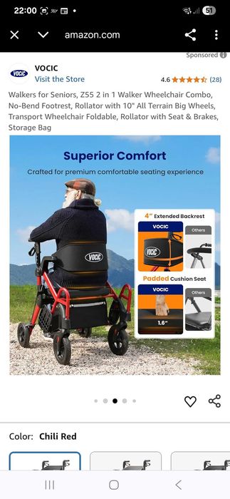 chodzik i wózek dla seniora Z55