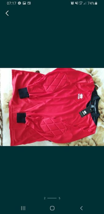 Zestaw sportowy errea dla bramkarza