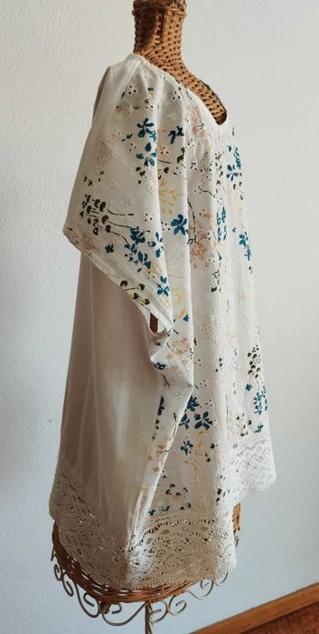 Blusa Natura Bordada