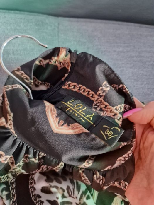 Lola fasion sukienka etno 36s wzór aztecki