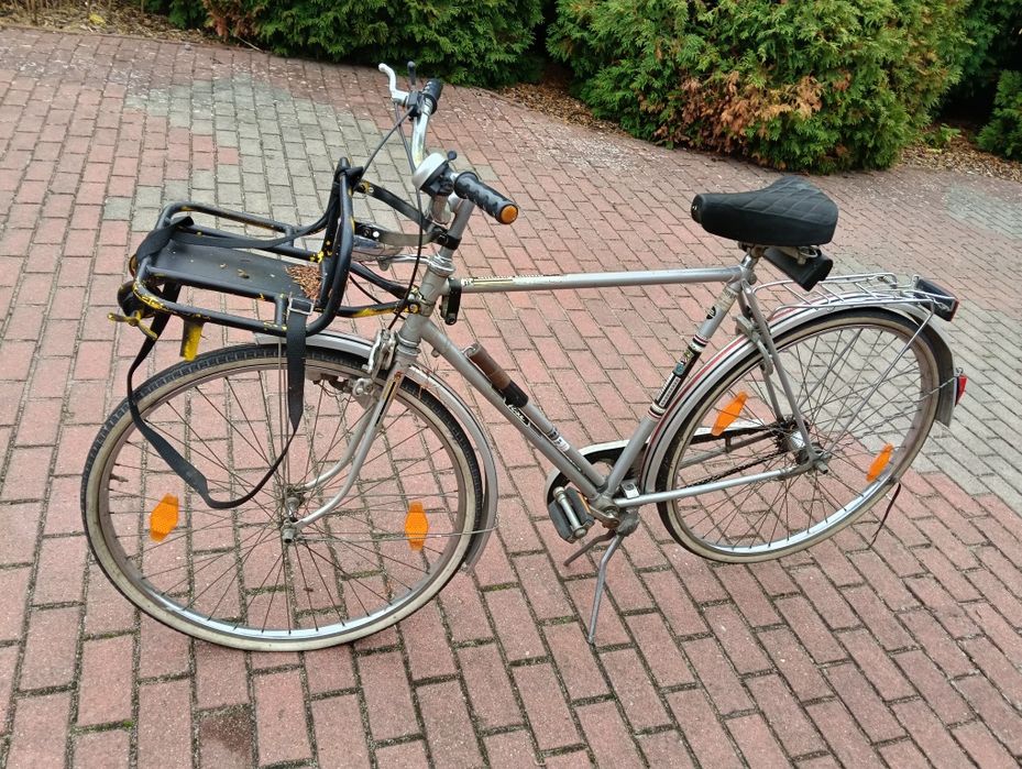 Rower przywieziony z Niemiec do naprawy,