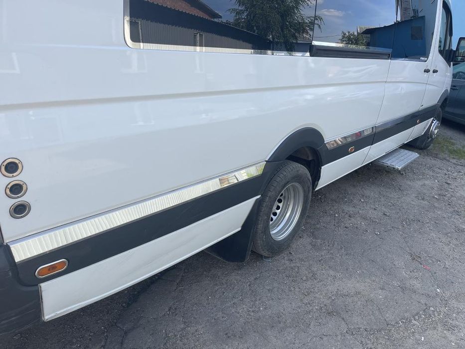 Mercedes Sprinter W906 2006-2018 Молдинги на двері нерж ExtraLong