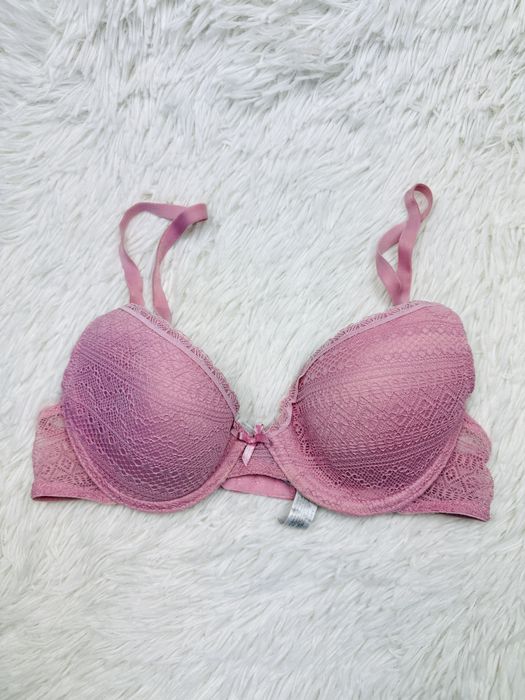 Biustonosz usztywniany 75B różowy