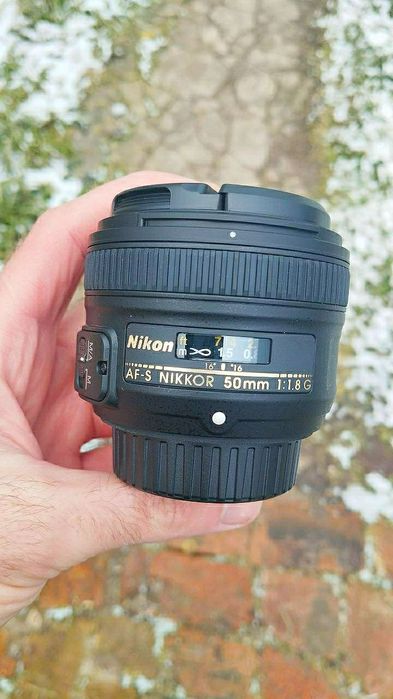 Объектив Nikkor 50mm 1:1.8 G как Новый