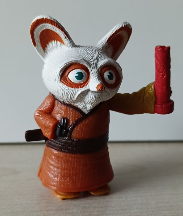 Kung Fu Panda Mistrz Shifu figurka nakręcana chodzi McD's 2008r 8,5cm