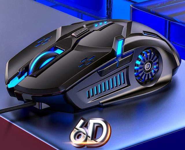 Мышь проводная G5 игровая 6D RGB Aigo USB мышка новая КАЧЕСТВО