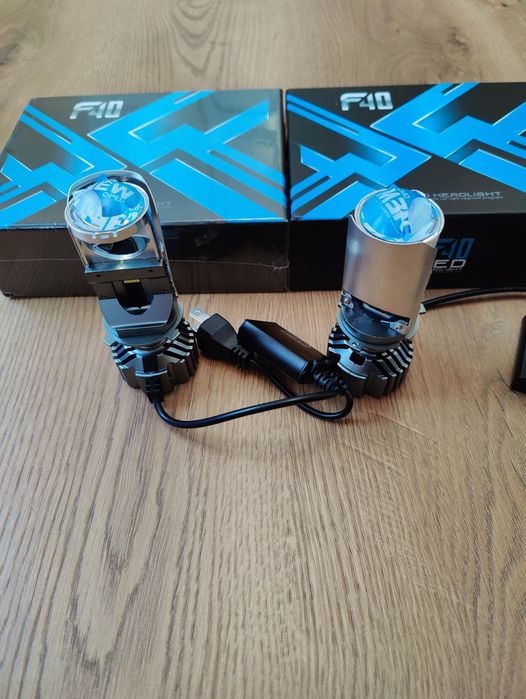 Автосвет. BI-LED мини линзы міні лінзи F40 headlight  H4. Ціна за пару