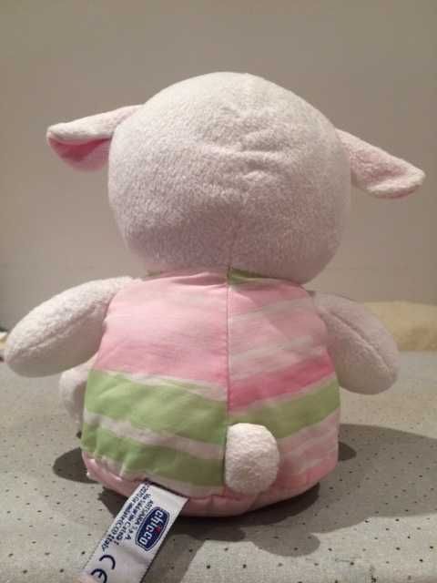 Baby Unicórnio Peluche Interativo e Ovelhinha da Chicco Boa noite rosa