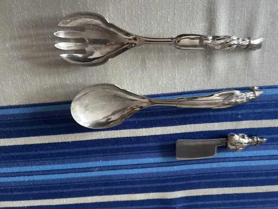 Komplet sztućców do sałatki bigosu Wallace Silversmiths
