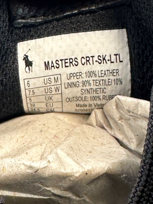 buty damskie trampki skórzane polo ralph lauren masters crt 39