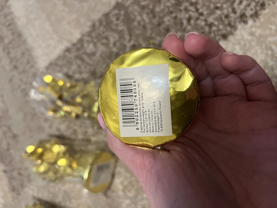 Cięzarek do balonów foiliowych 4 sztuki
