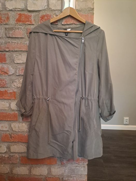 Narzutka parka kurtka khaki 38 M h&m