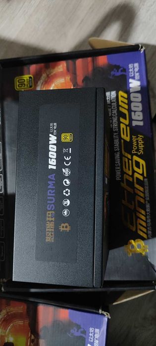 Блок живлення для майнінгу Ethereum Mining Power Supply 1600 W