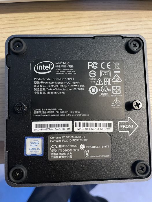 Intel NUC i5 | 16GB RAM | SSD | Idealny pod Home Assistant, Plex, Proxmo