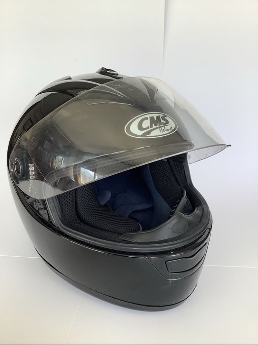 Capacete CMS Preto + auricular Bluetooth
