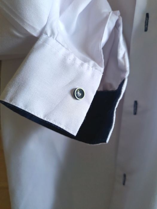 Koszula chłopięca elegancka biala152/34