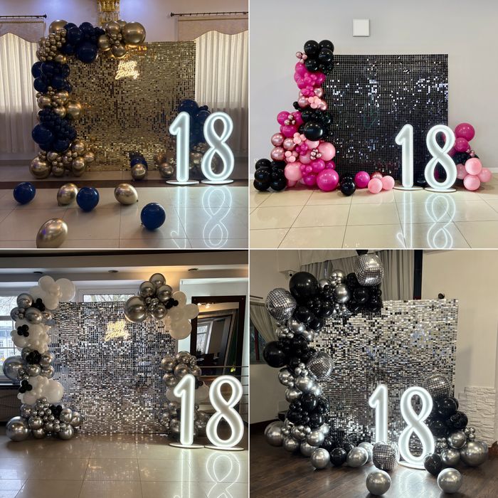 Ścianki i dekoracje balonowe