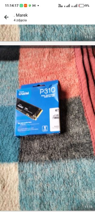 Dysk SSD 4T nowy curti