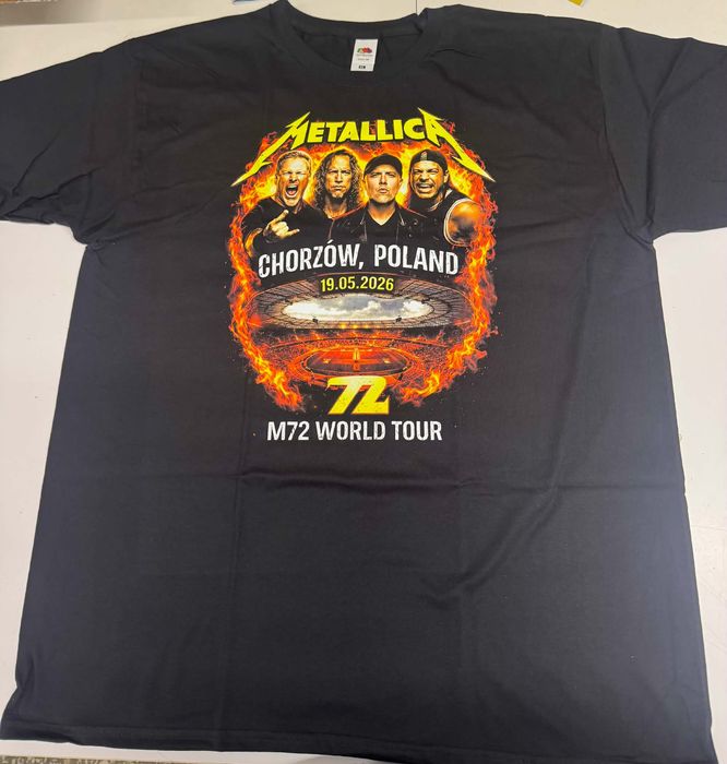 Koszulka Męska Metallica koncert Chorzów 2026 XL