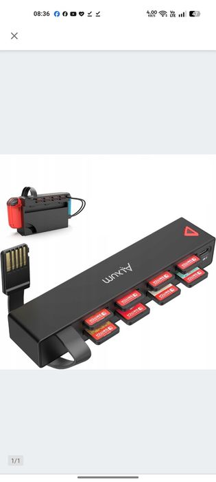 Czytnik kart ALXUM do Nintendo